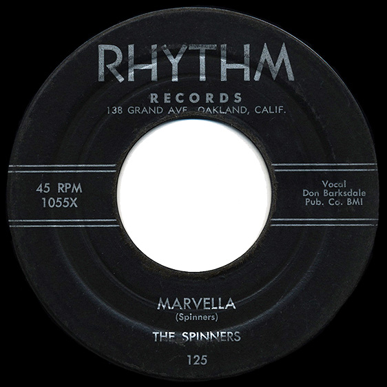 Rhythm Records 125 The Spinners - Marvella